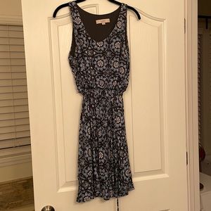 Loft floral print dress